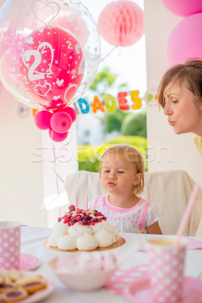 Garden party for the daughter 's birthday Stock photo © dash