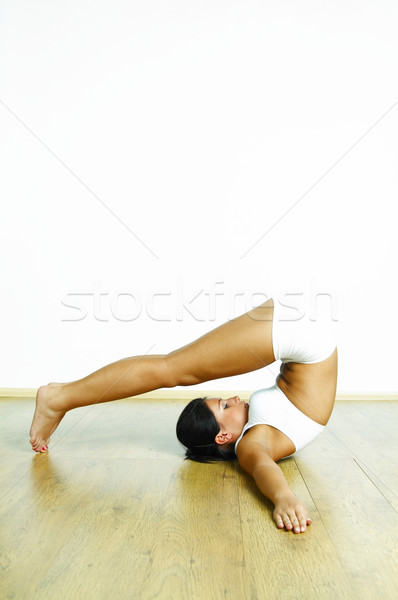 Fitness timp tineri femeie frumoasa fată Imagine de stoc © dash