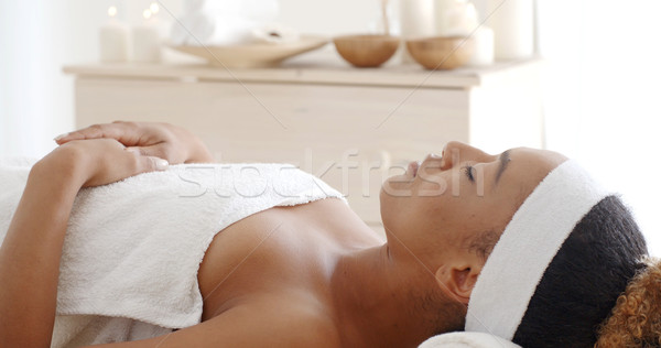 Young Female Relaxing In Spa Salon Stock photo © dash