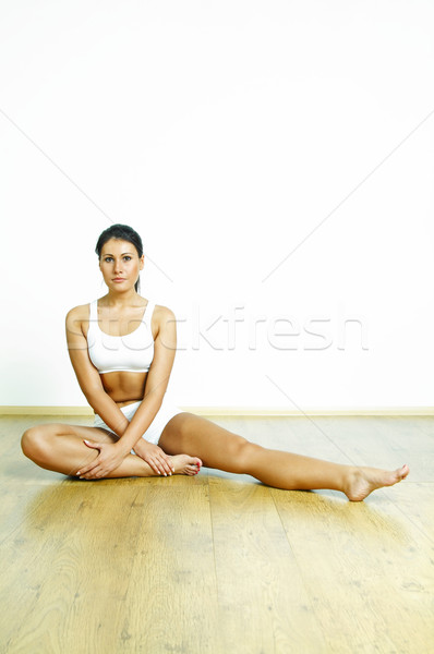 Imagine de stoc: Fitness · timp · tineri · femeie · frumoasa · fată