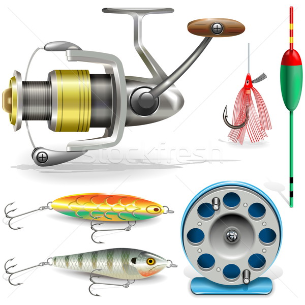 Stock photo: Vector Fishing Tackle