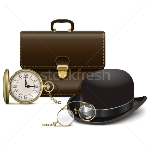 Vector Retro Accessories Set Stock photo © dashadima