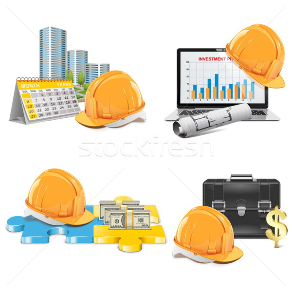 Vector Construction Investment Concept Stock photo © dashadima