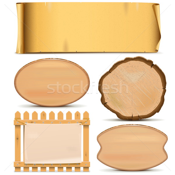 Vector Boards Set 3 Stock photo © dashadima