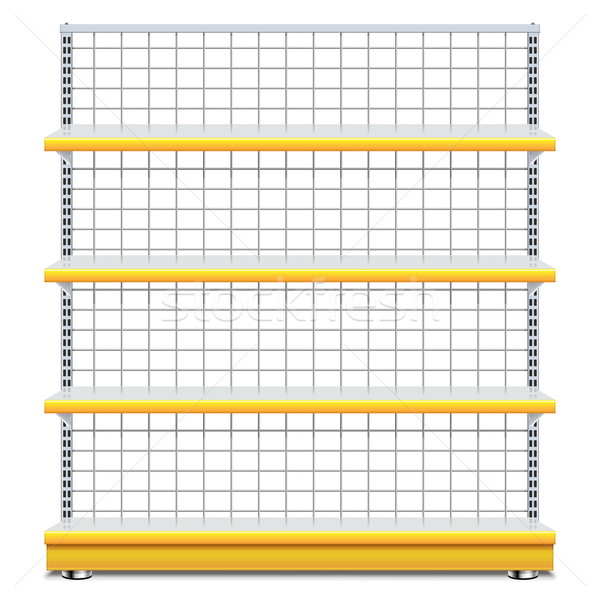 Vector Supermarket Shelves Stock photo © dashadima
