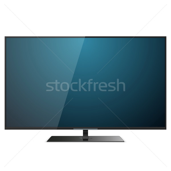Vetor tv isolado branco casa monitor Foto stock © dashadima