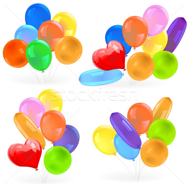 Vector Balloons Stock photo © dashadima