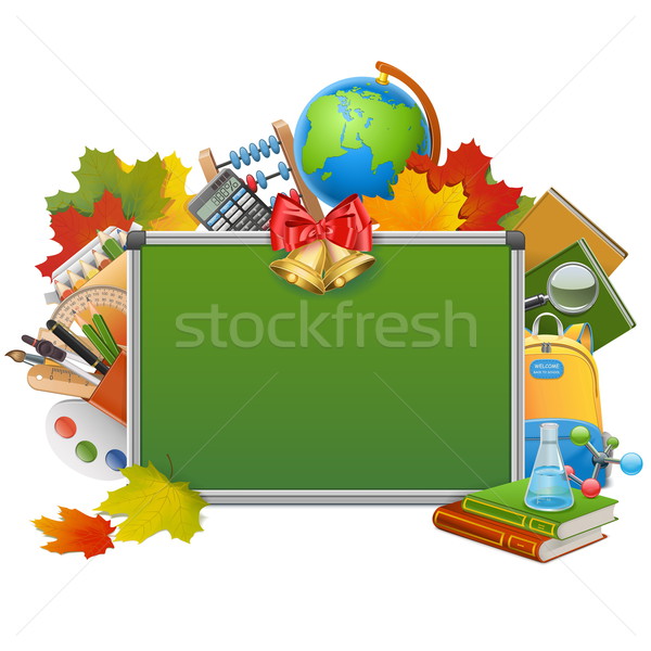 Vector School Blackboard Stock photo © dashadima