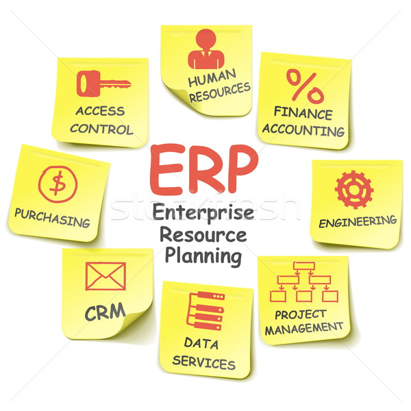 Vector ERP Stickers Stock photo © dashadima