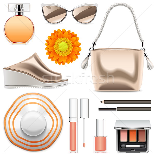 Vector Fashion Accessories Set 6 Stock photo © dashadima