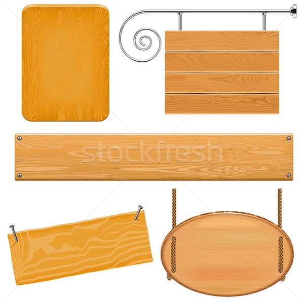 Vector Boards Set 9 Stock photo © dashadima