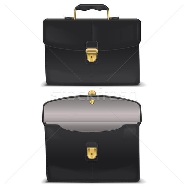 Vector Black Case Icons Stock photo © dashadima