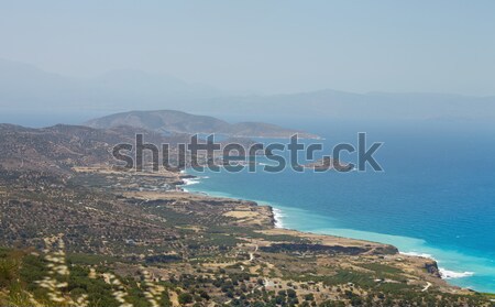 Beautiful sea landscape panorama of Crete, Greece Stock photo © dashapetrenko