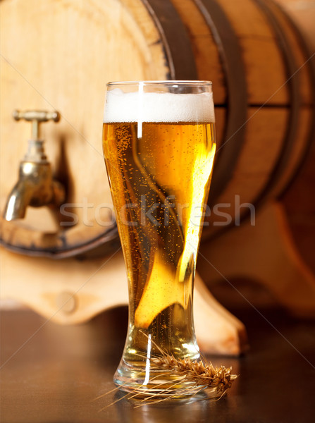 Still life with a draft beer  Stock photo © dashapetrenko