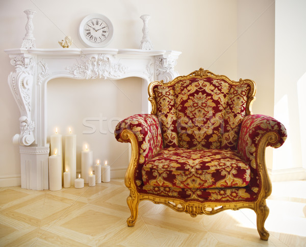 Luxurious vintage armchair  Stock photo © dashapetrenko