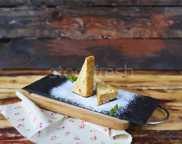 Stock photo: Traditional Hungarian Esterhazy cake