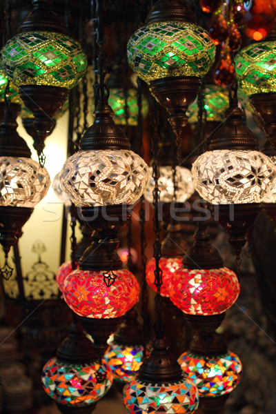 Traditional vintage Turkish lamps  Stock photo © dashapetrenko