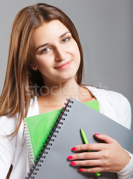 Casual dressed high school student girl  Stock photo © dashapetrenko