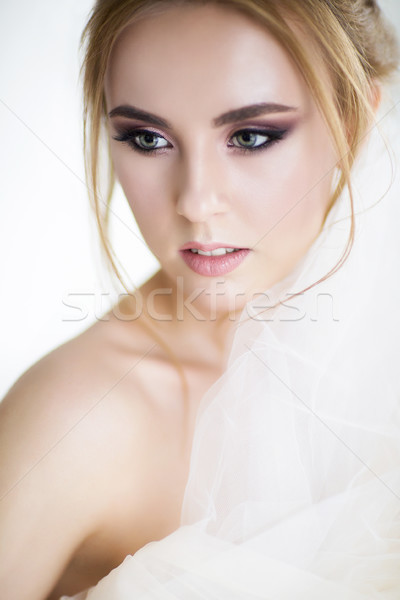 肖像 美麗 年輕 女子 商業照片 © dashapetrenko