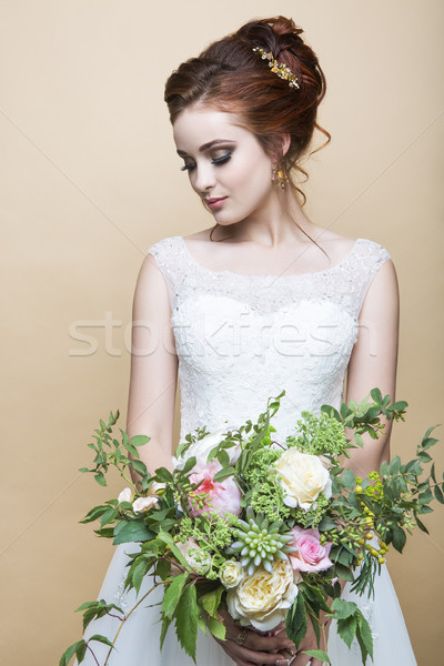Сток-фото: молодые · довольно · невеста · кавказский · женщину