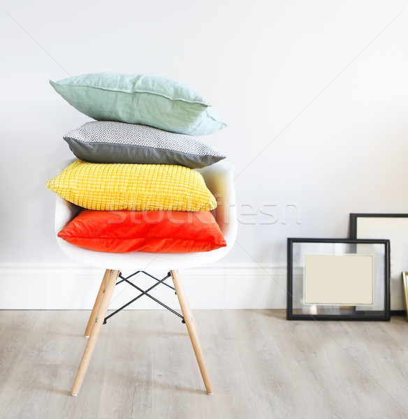 Sandalye iç moda renkler Stok fotoğraf © dashapetrenko