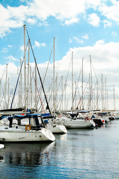 Luxury yachts parked in a bay  Stock photo © dashapetrenko