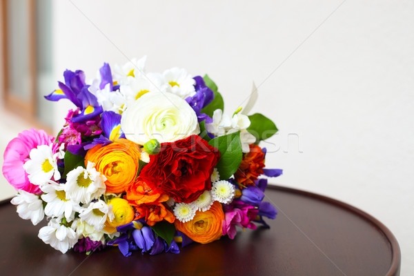 [[stock_photo]]: Insolite · lumineuses · roses · fleur · mariage