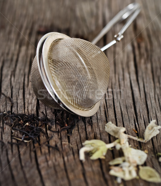 Stock photo: Black and herbal tea