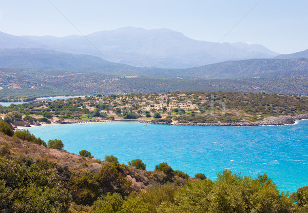 Beautiful sea landscape panorama of Crete Stock photo © dashapetrenko