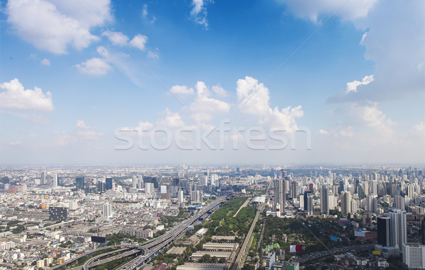 Bangkok cityscape. View of the city from the tallest building in Stock photo © dashapetrenko