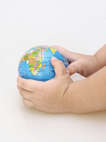 All this old world is in yours hands Stock photo © dashapetrenko