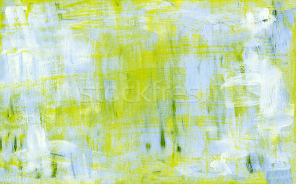 Blue and yellow abstract acryl painting  Stock photo © dashapetrenko