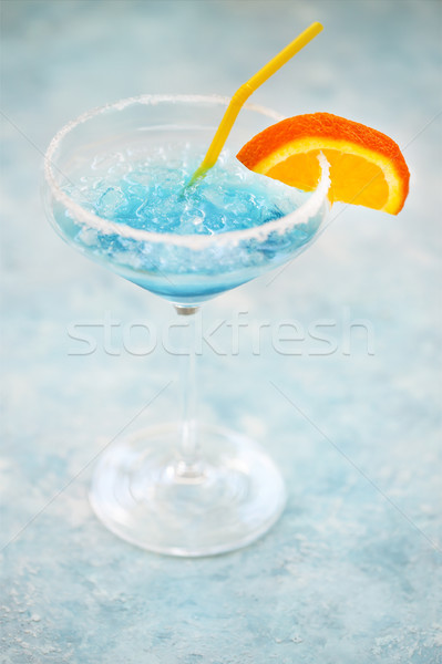 Foto stock: álcool · cocktails · turquesa · água · comida
