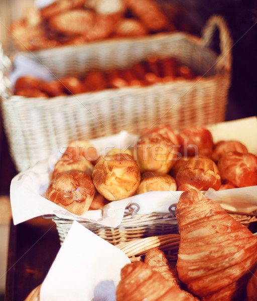 Assortment of bread in the shop Stock photo © dashapetrenko