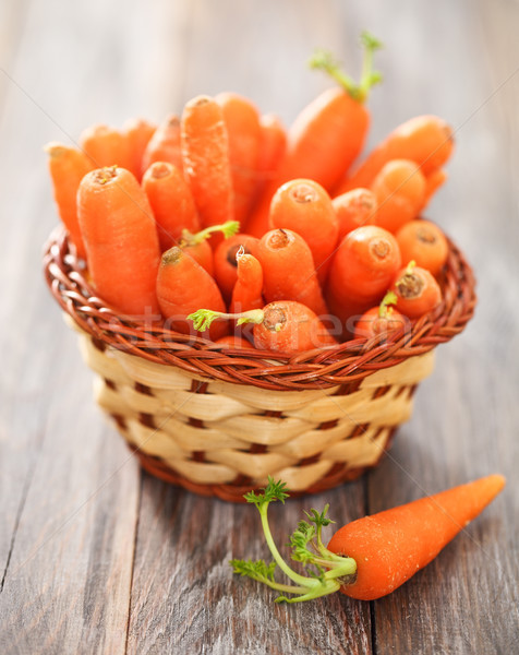 Fresh organic carrots  Stock photo © dashapetrenko