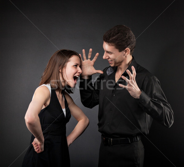 Conflict situation between couple Stock photo © dashapetrenko