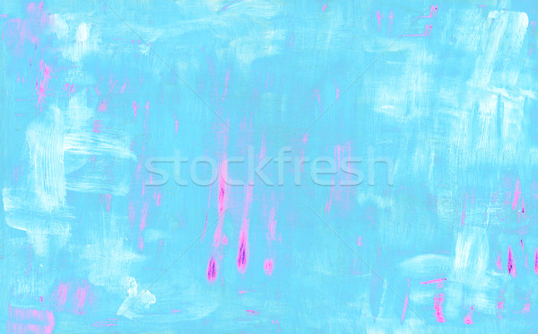 Blue abstract acryl painting background. Grunge pattern Stock photo © dashapetrenko