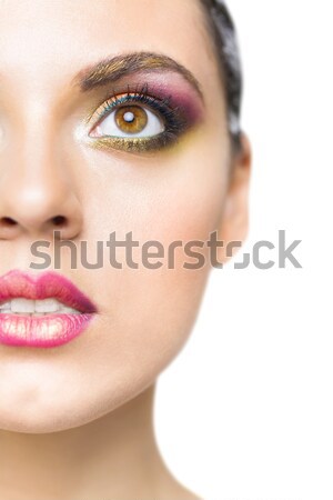 Retrato belo jovem modelo brilhante Foto stock © dashapetrenko