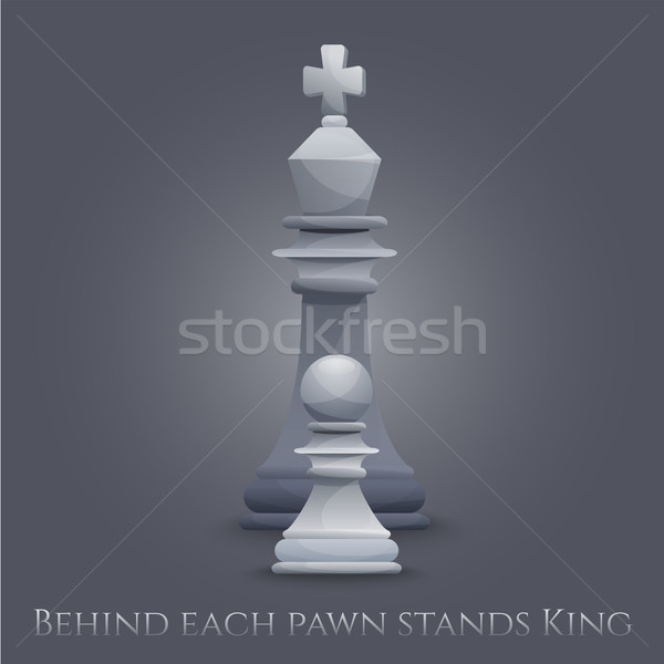 Vector Chess Figures Stock photo © Dashikka