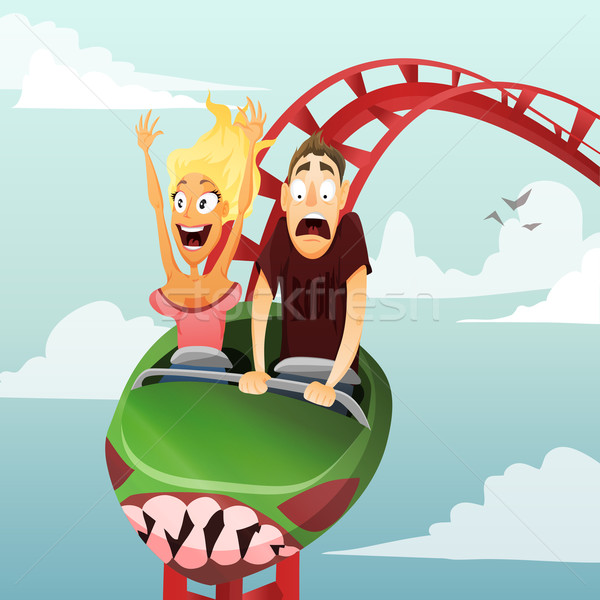 roller-coaster Stock photo © Dashikka