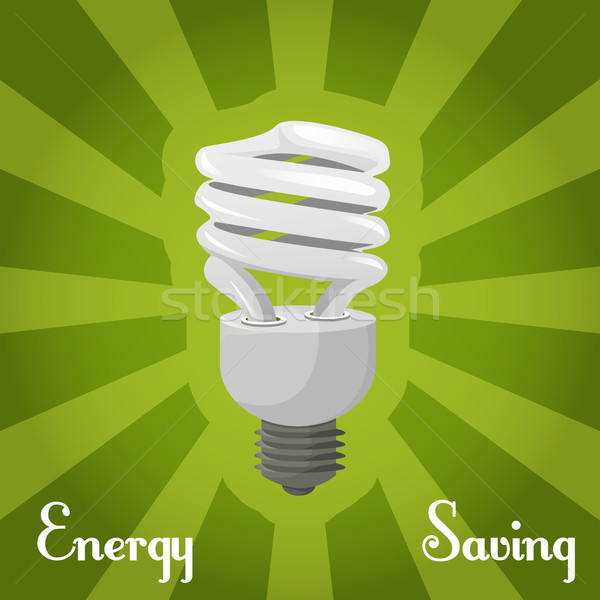 Concept energy saving lamp Stock photo © Dashikka