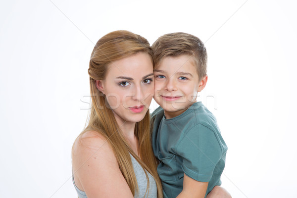 boy and girl on isolated background Stock photo © Dave_pot