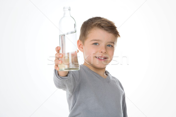 ребенка Kid бутылку воды стороны улыбка Сток-фото © Dave_pot