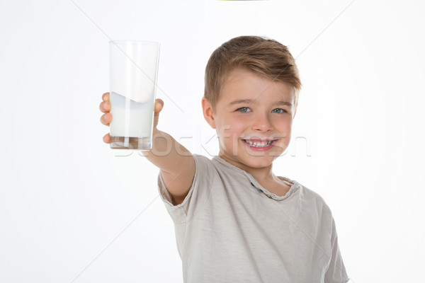 Kind commerciële afbeelding kid glas vol Stockfoto © Dave_pot