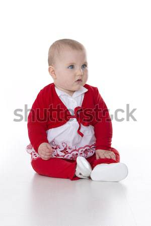Baby zobaczyć co dziewczyna twarz Zdjęcia stock © Dave_pot