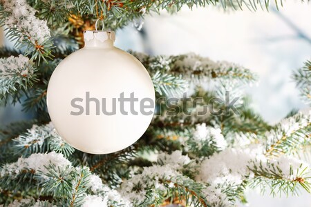 white glass christmas baubles