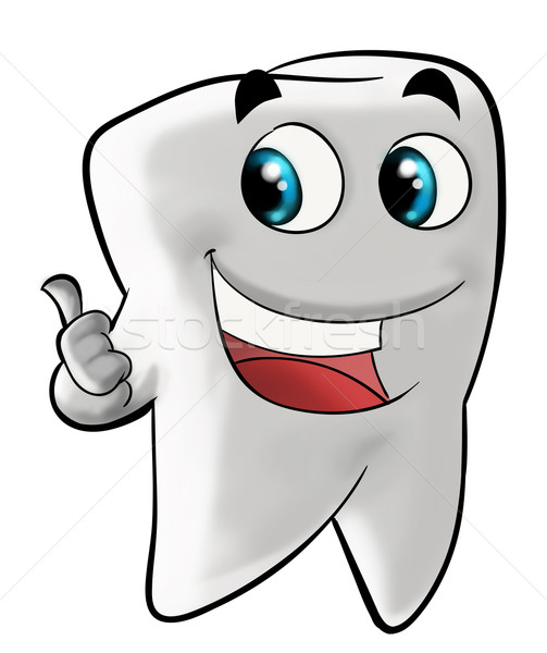 Smiling molar tooth Stock photo © davisales
