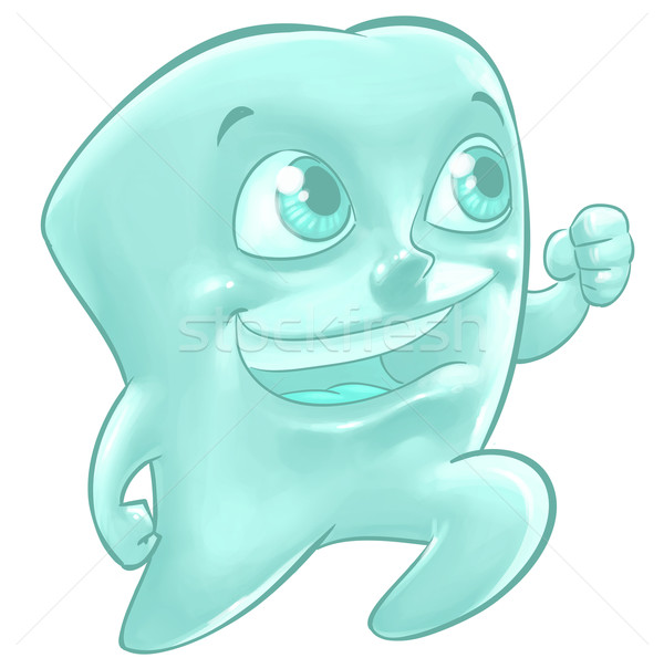 Illustration of a happy tooth Stock photo © davisales