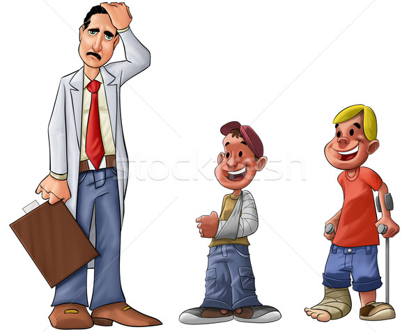 sad doctor Stock photo © davisales