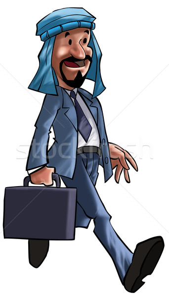 The arabian executive Stock photo © davisales
